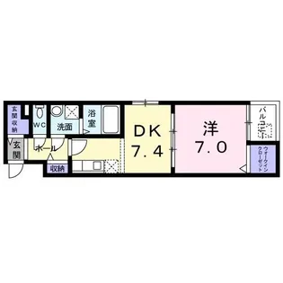 K.OレーベンII【3階】の間取り