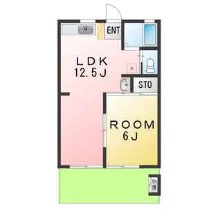 ロイヤルハイム吉原【1階】の間取り