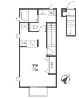 エスポワールC棟【2階】の間取り