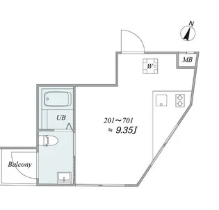 trias214【3階】の間取り