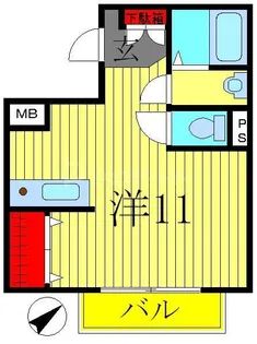 サンフラッツTN【3階】の間取り