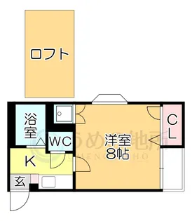 プラムハウス上津【2階】の間取り