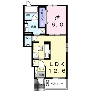 SunsetCourtV【1階】の間取り