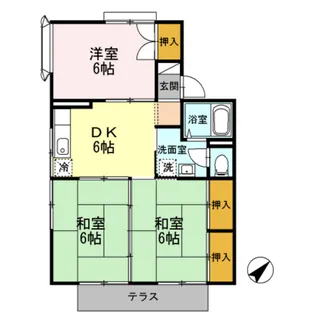 フォワイエ月見台【1階】の間取り