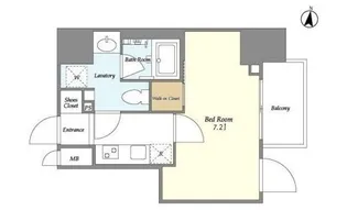 ORSUS中野【8階】の間取り
