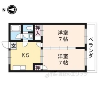 ビラデリンネ【4階】の間取り