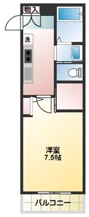 PRIMAL LEGEND【2階】の間取り