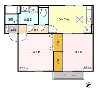 セジュールFXK【1階】の間取り