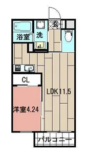 PRESTIGE EXE【4階】の間取り