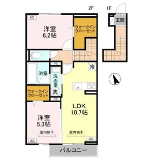 ISHIKAWA HILLS X【2階】の間取り