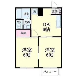 アクアマリン【1階】の間取り