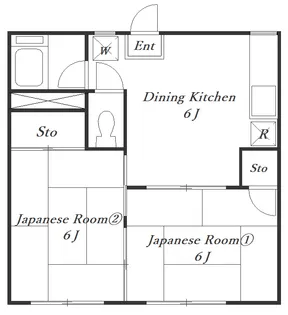 山手竹之丸荘【1階】の間取り