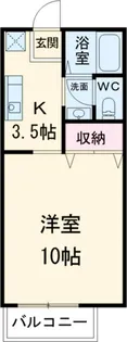 ハイツサンシーロ【1階】の間取り