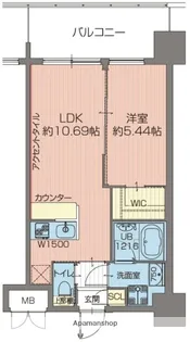プレジオ吹田【7階】の間取り