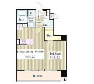 アンシャンテ門前仲町【3階】の間取り