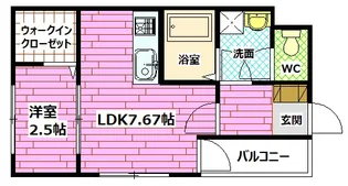 セブンプロート船越南3丁目【1階】の間取り