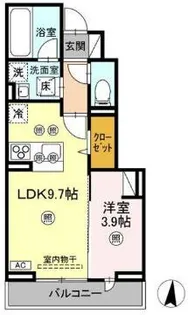 ヌオーヴォチッタ【1階】の間取り