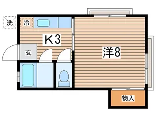松林荘【2階】の間取り