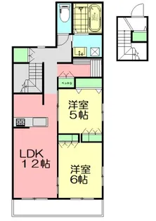 CASA COSMO II【2階】の間取り
