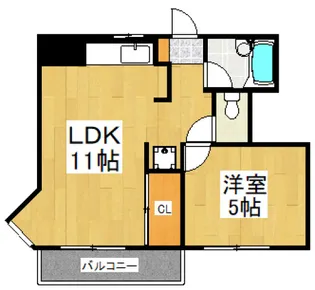 アーバンシティ壱番館【3階】の間取り
