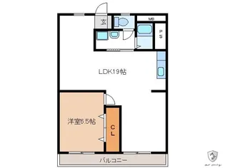 東海ステーションハイツ【2階】の間取り