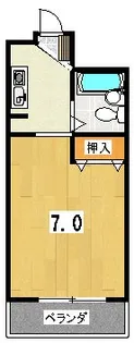グランディール東寺【3階】の間取り