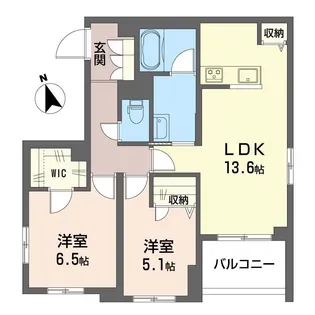 グランノワール【2階】の間取り