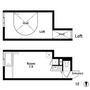 L.A. APARTMENT【1階】の間取り