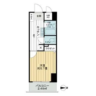 ライオンズプラザ亀戸第2【7階】の間取り