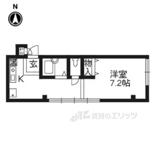 サーティフル新二条【3階】の間取り