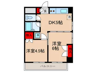 ア-ク亀戸3丁目【5階】の間取り