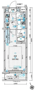 メインステージ都立家政【1階】の間取り