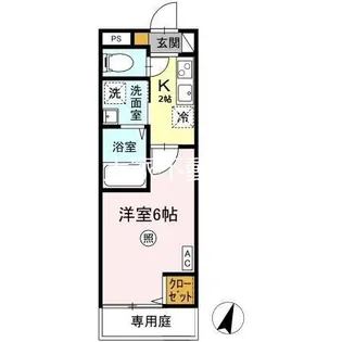 レジデンス平山【2階】の間取り