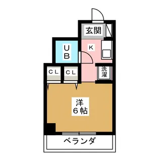 レスパス千種【9階】の間取り