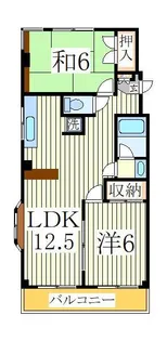 メゾンミヤコIII【4階】の間取り