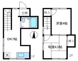 コーポみどり【2階】の間取り