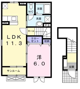 トルドニードIV【2階】の間取り