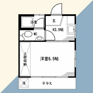 セレーノ永福【1階】の間取り