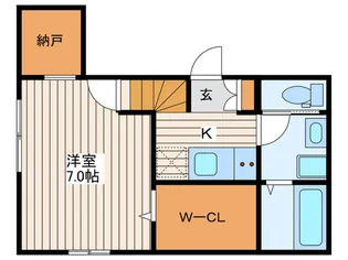 ペリディーン【2階】の間取り