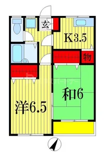 オリンファームI【2階】の間取り