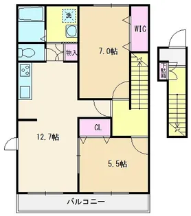 Court Villa 上ノ原II【2階】の間取り