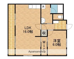 パティオ【3階】の間取り