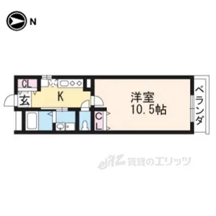 グランレブリー御所西2【2階】の間取り