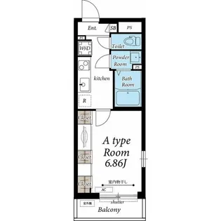 ルピナ原ノ町【2階】の間取り