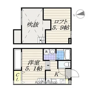 ルミエール【1階】の間取り