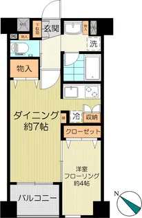 アビテ早稲田の杜【4階】の間取り