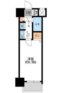 ダイヤモンドタワー鶴見【1階】の間取り