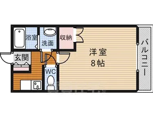 サンハイム2【3階】の間取り