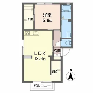 シャーメゾン中仙道【2階】の間取り