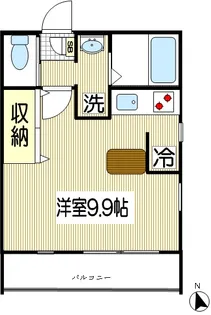 クレールメゾン【2階】の間取り